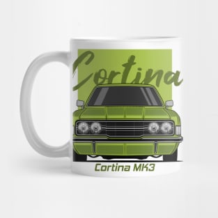 Front Green Cortina MK3 Classic Mug